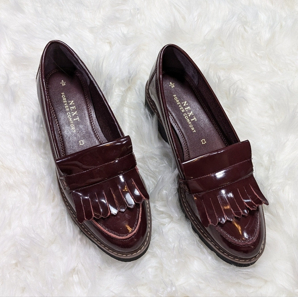 Next Burgundy Loafers